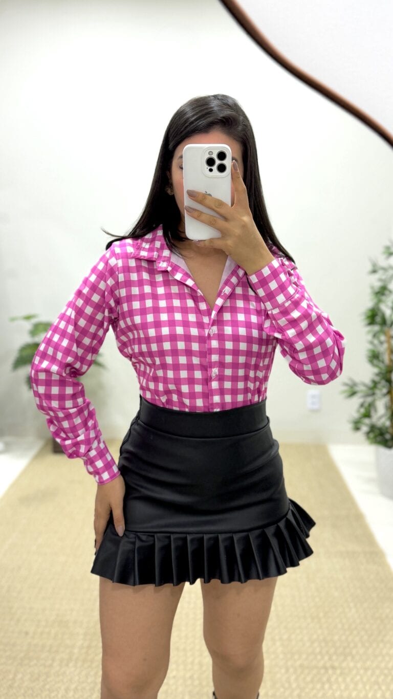 camisa cloe xadrez camisa cloe xadrez