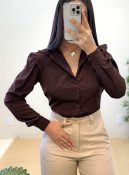 camisa prisla (chocolate)