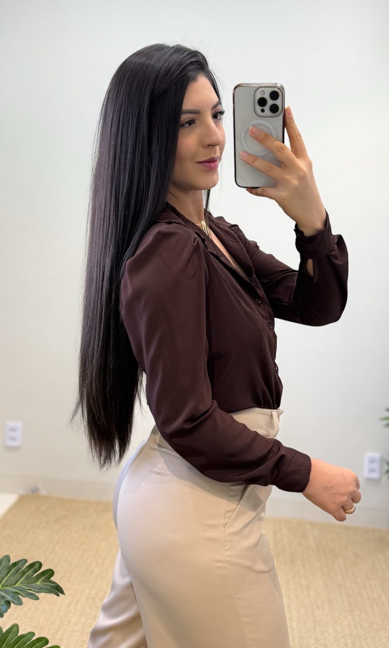 camisa prisla (chocolate)