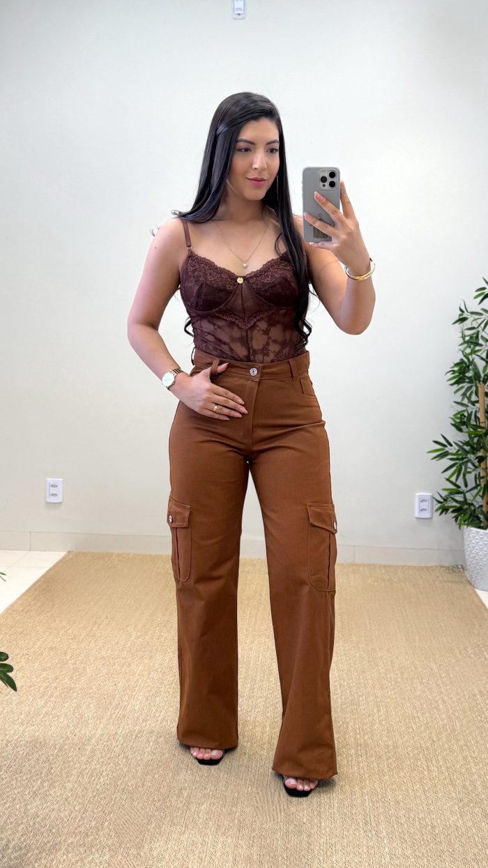 calça cargo brown calça cargo brown