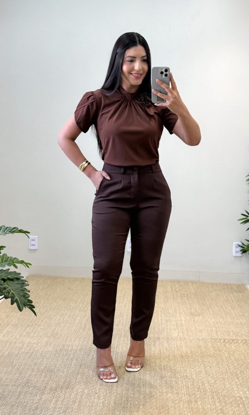 blusa floretta (azul)