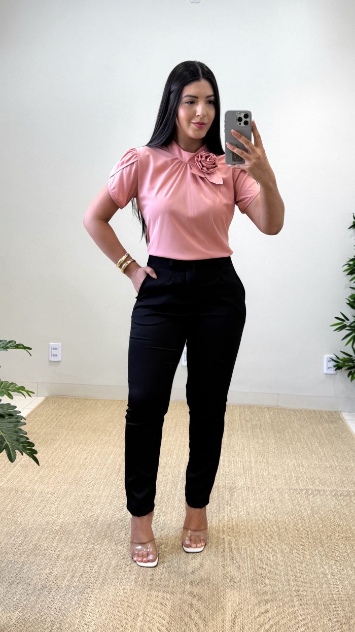 blusa floretta (azul)