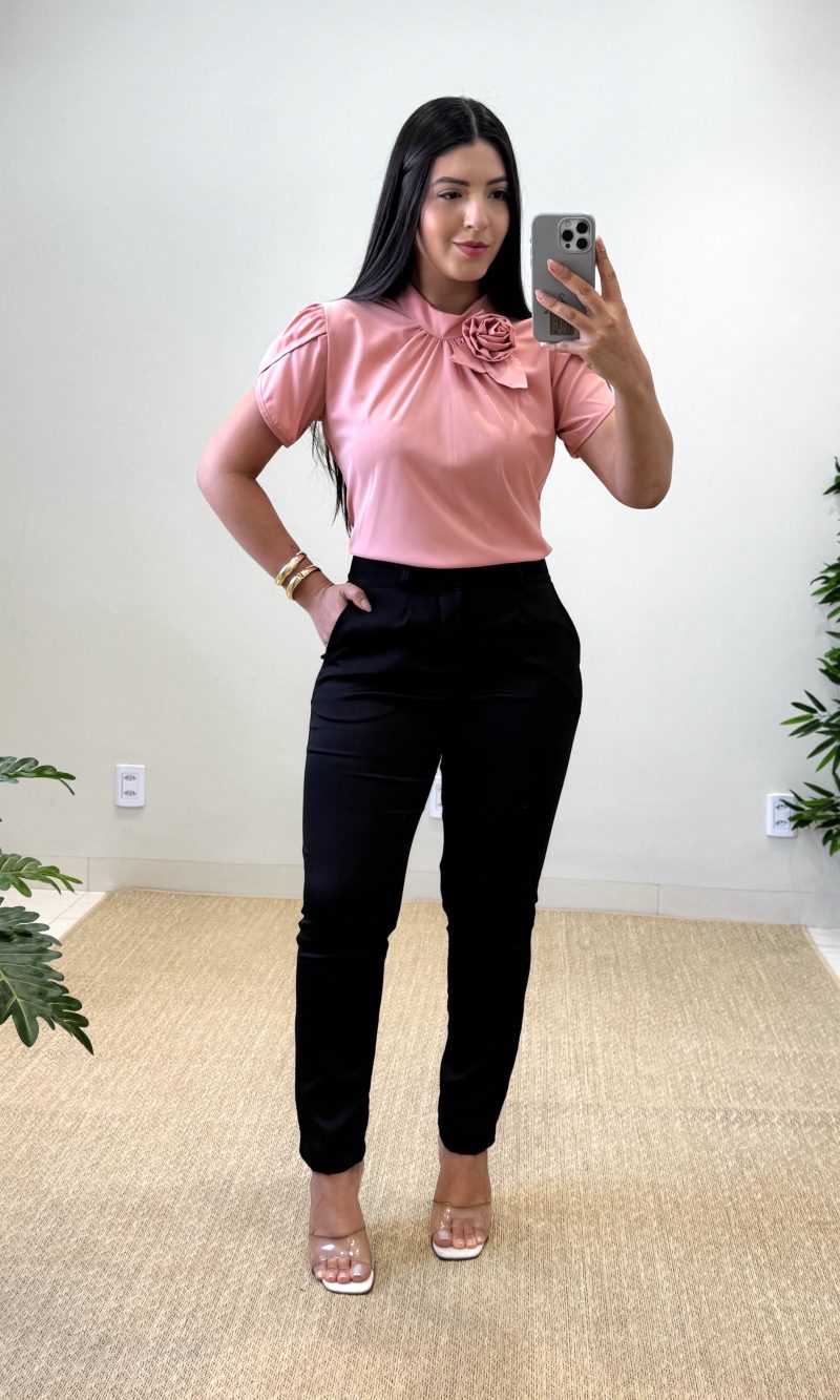 blusa floretta (azul)