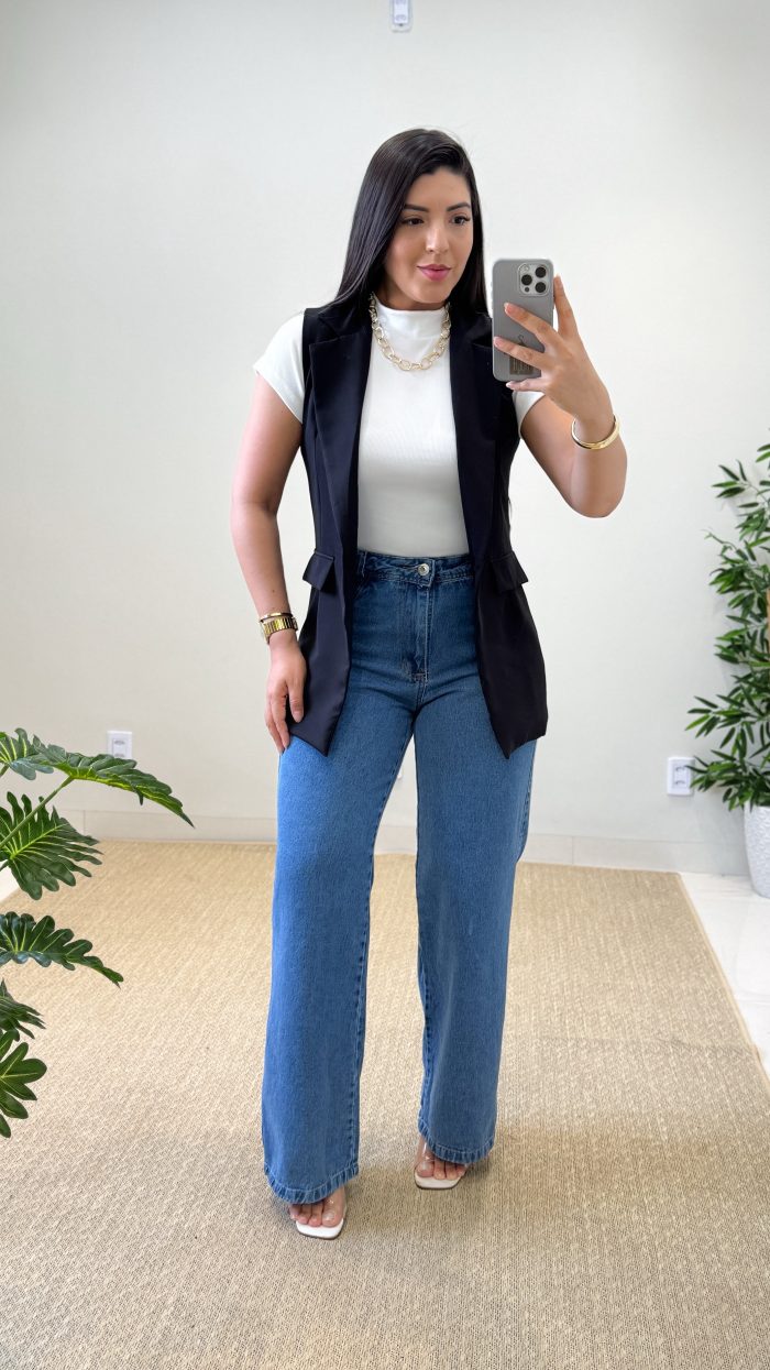 colete adely (preto) colete adely (preto)