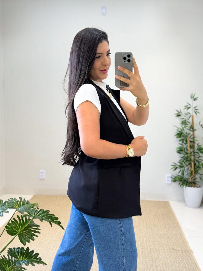 colete adely (preto) colete adely (preto)