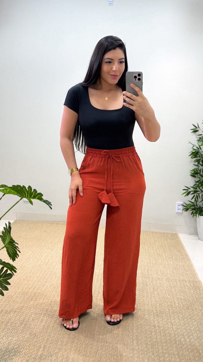 calça pantalona asteffa (preto)