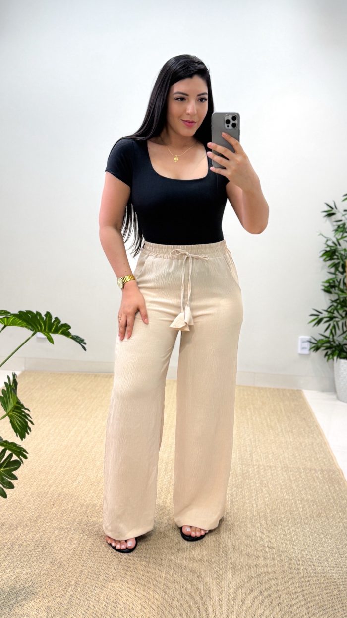 calça pantalona asteffa (preto)