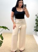 calça pantalona asteffa (preto)