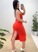 vestido many (laranja)