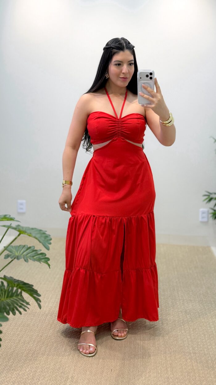 vestido angelina (vermelho)