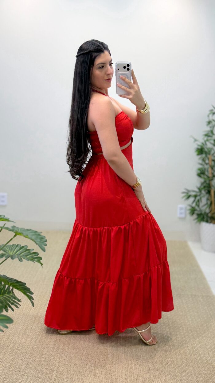 vestido angelina (vermelho) vestido angelina (vermelho)