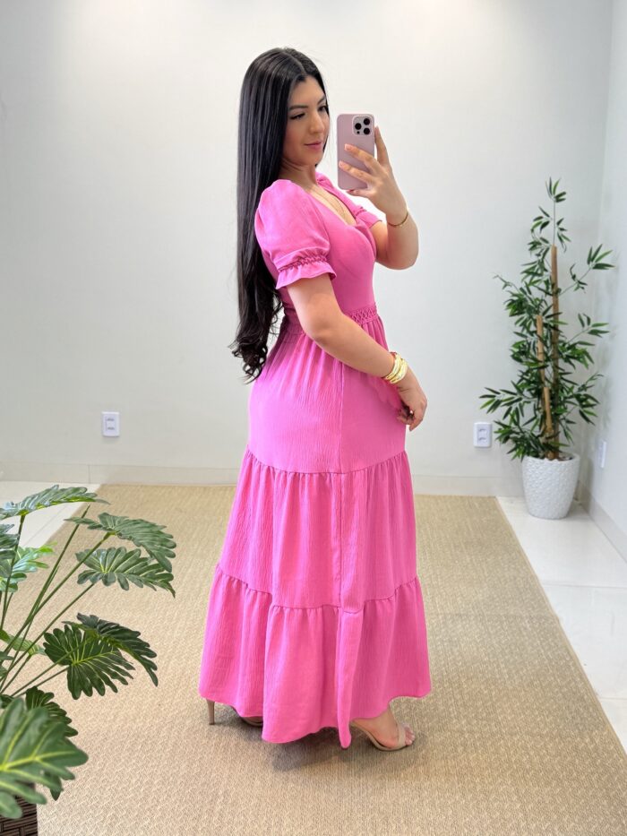 vestido longo becca (rosa) vestido longo becca (rosa)