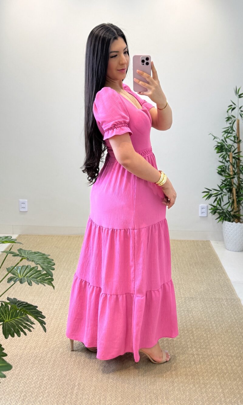 vestido longo becca (rosa)