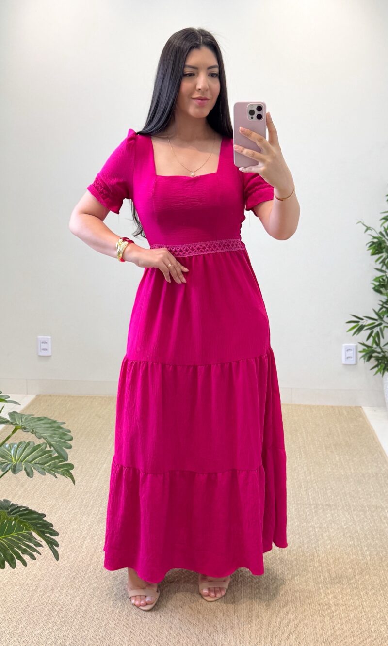 vestido longo becca (pink)