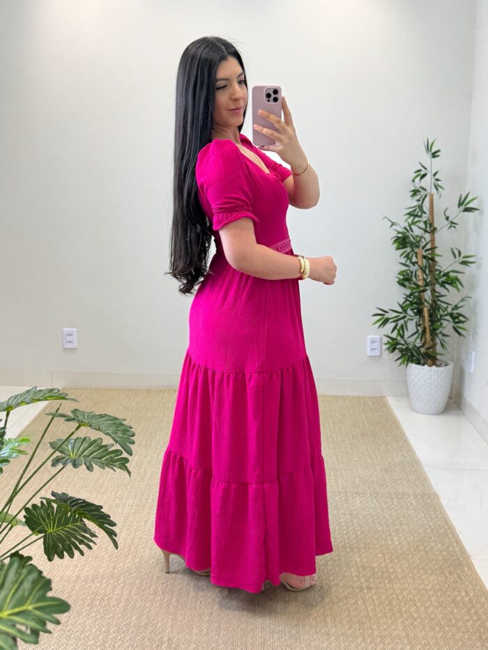 vestido longo becca (pink) vestido longo becca (pink)