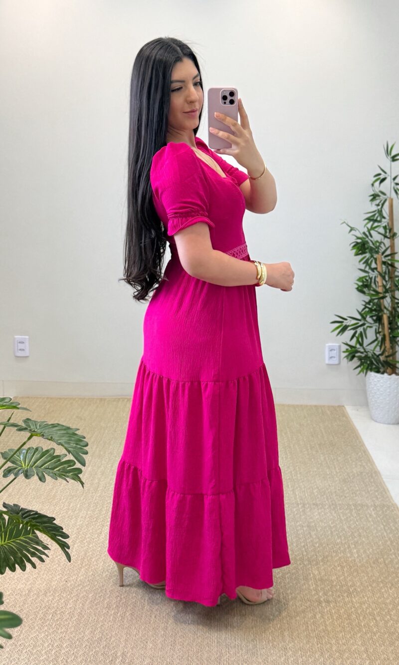 vestido longo becca (pink)