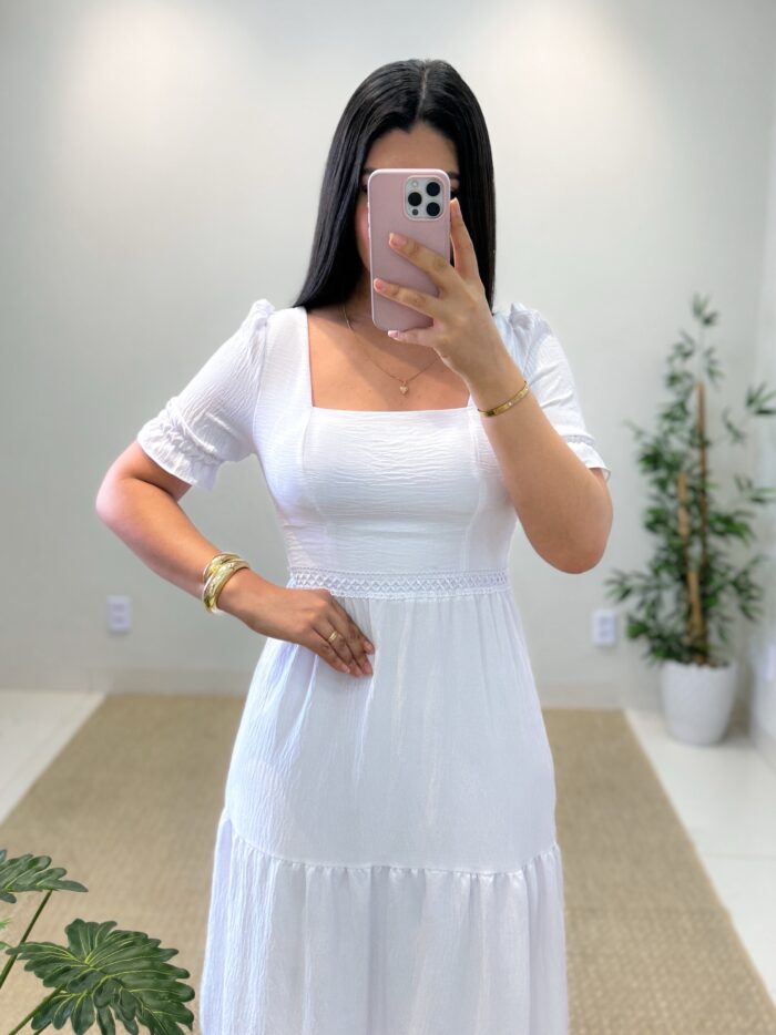 vestido longo becca (branco) vestido longo becca (branco)