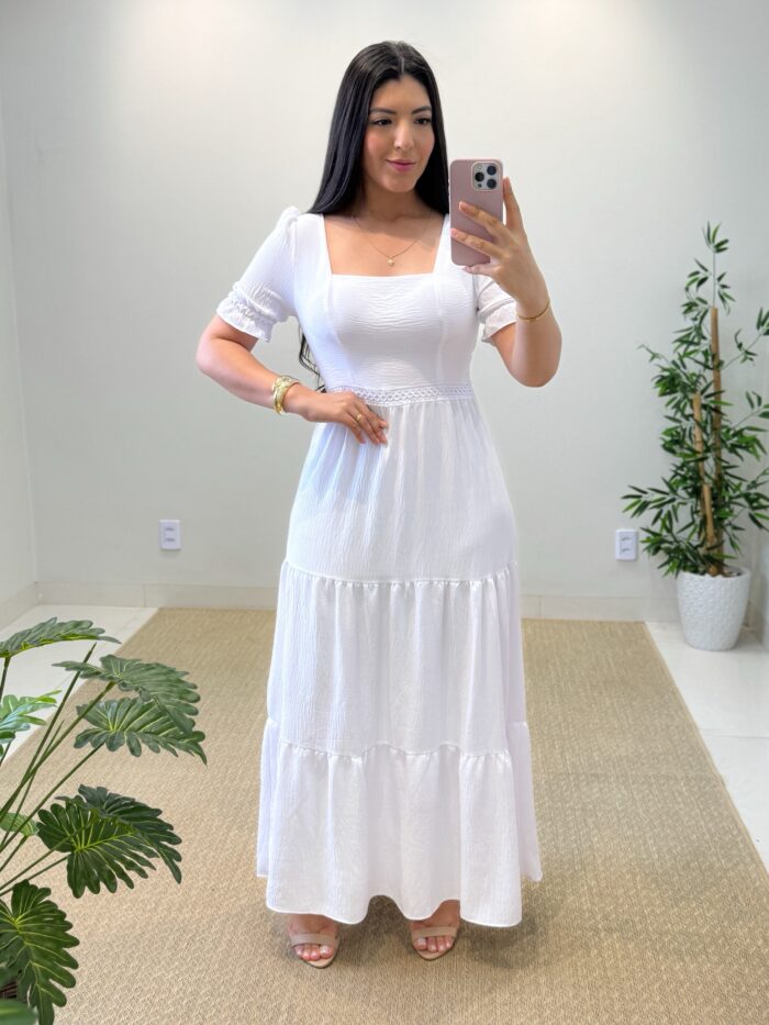 vestido longo becca (branco)