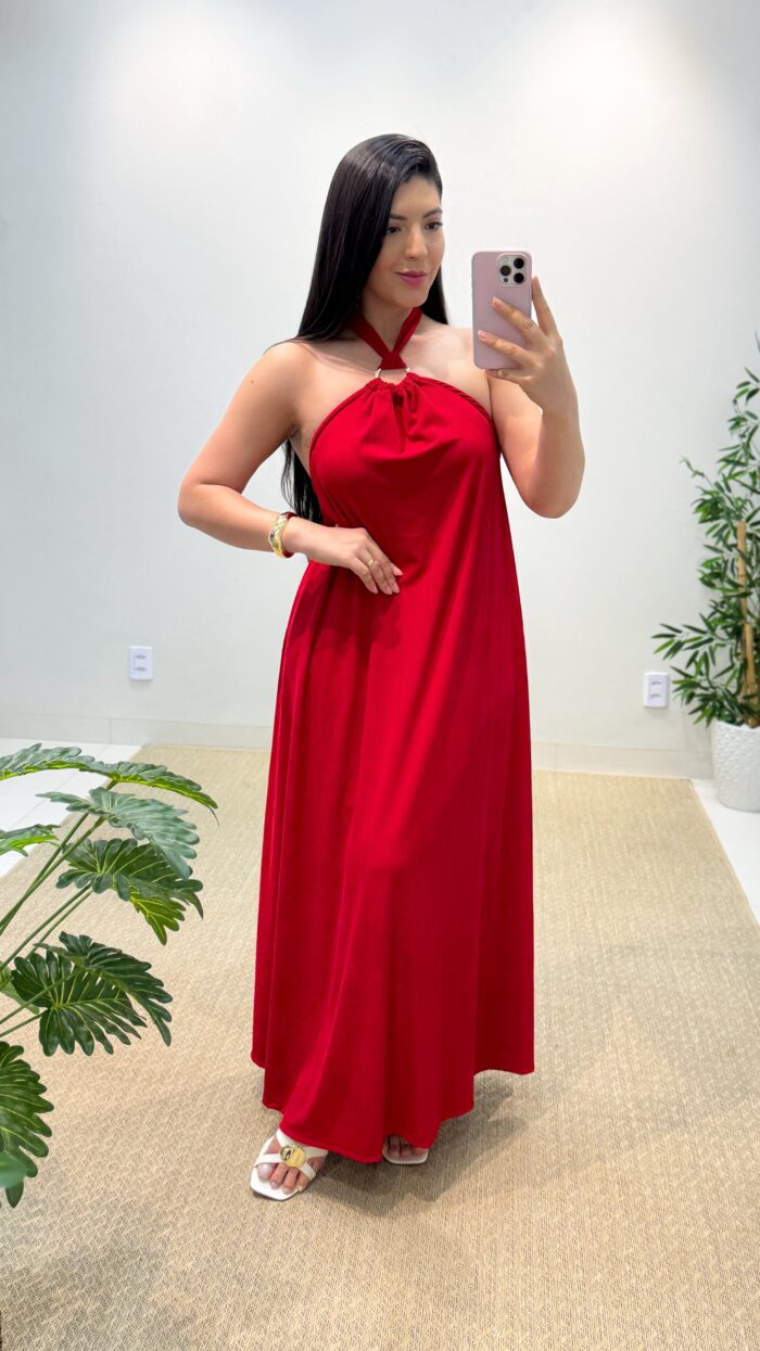 vestido carlotta (vermelho) vestido carlotta (vermelho)