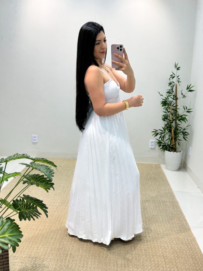 vestido longo poliana (branco) vestido longo poliana (branco)