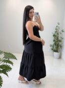 vestido midi luz (preto)