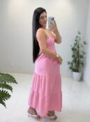 vestido midi luz (preto)