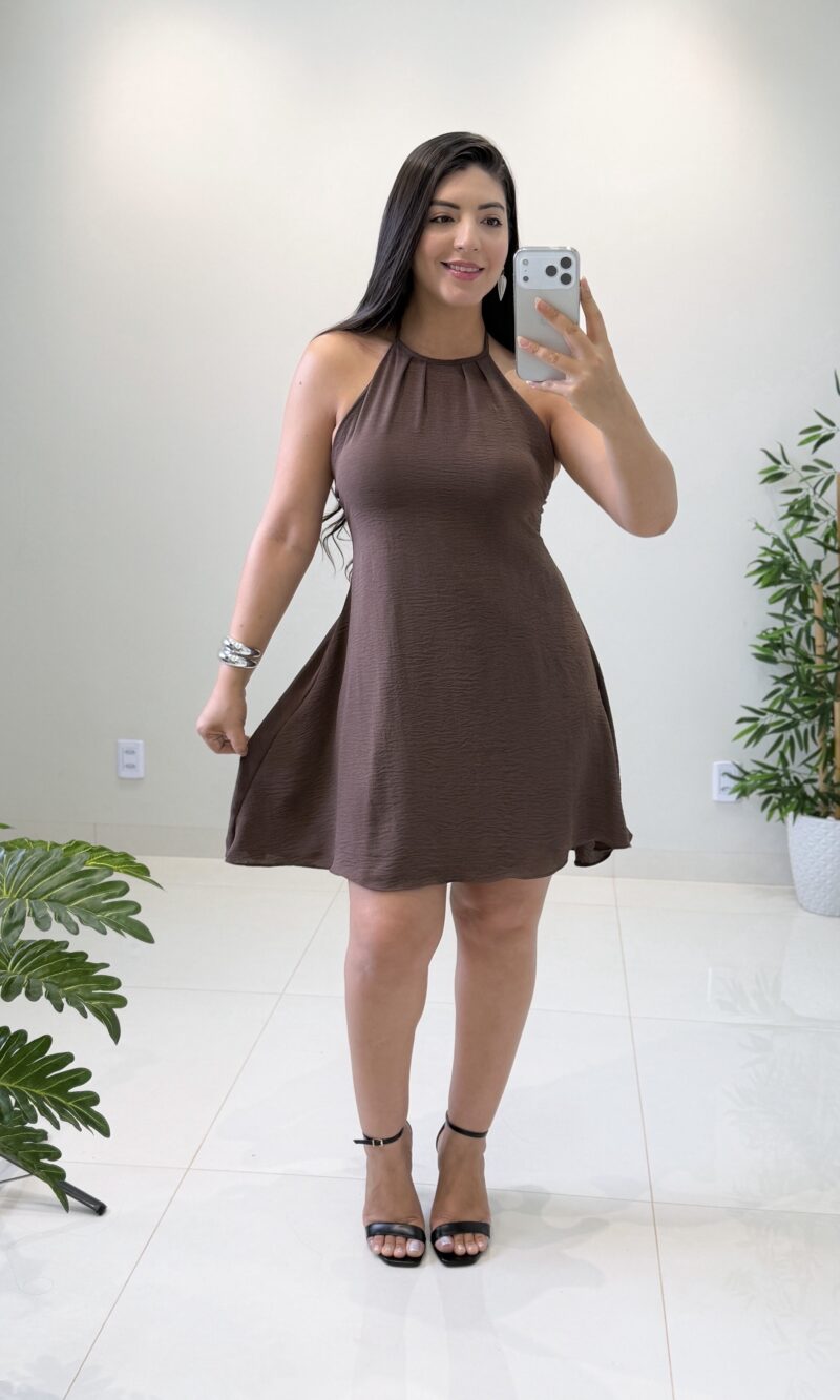 vestido ravena (marrom)