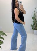 calça wide leg naya