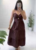 vestido midi luz (preto)