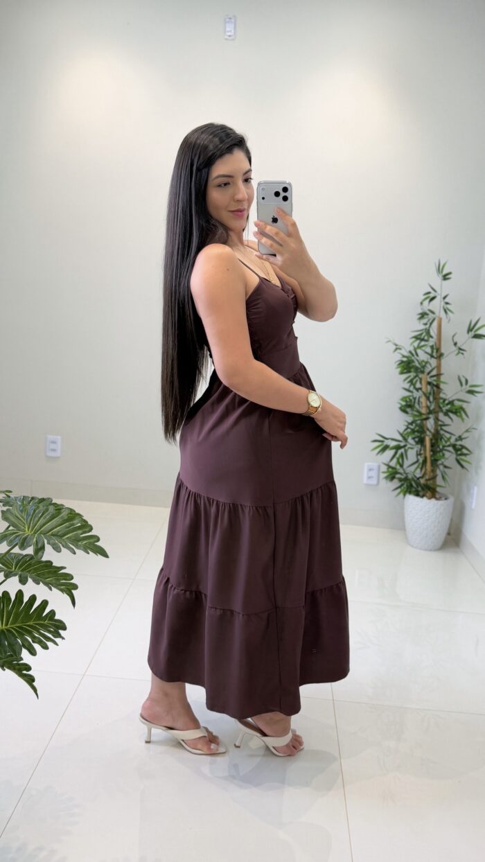 vestido midi luz (preto) vestido midi luz (preto)