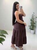 vestido midi luz (preto)