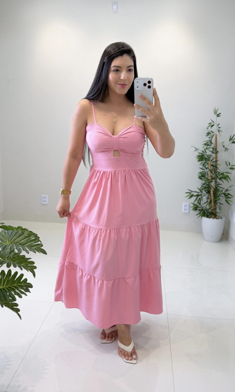 vestido midi luz (preto)