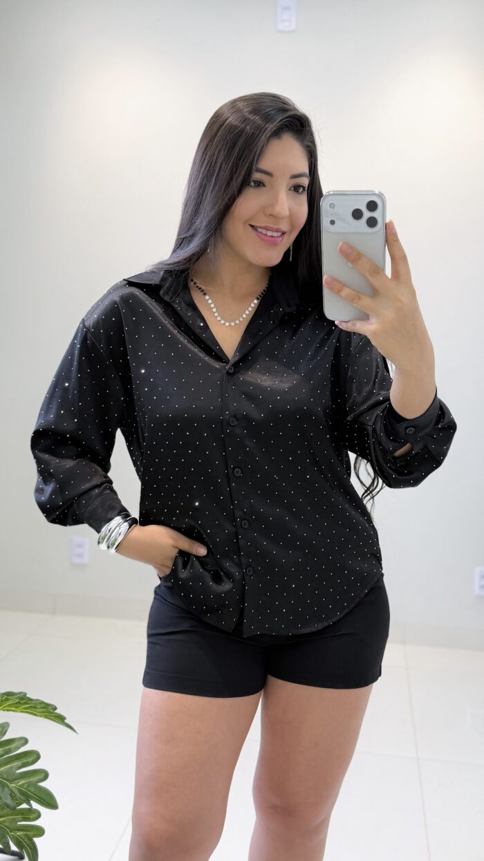 camisa brigida (preto)