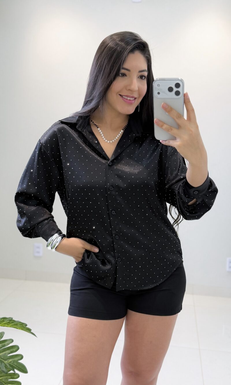 camisa brigida (preto)