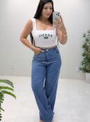 calça wide leg thala