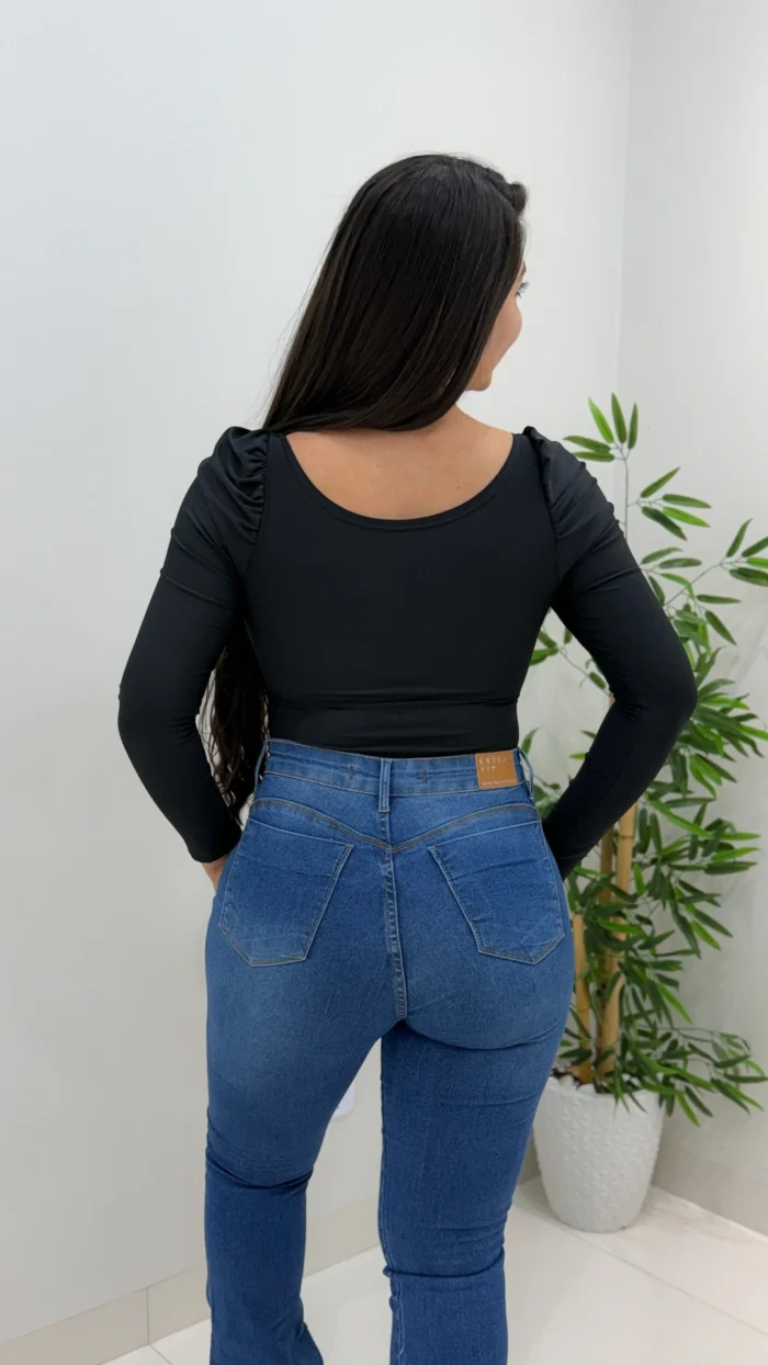 body francy (preto) body francy (preto)