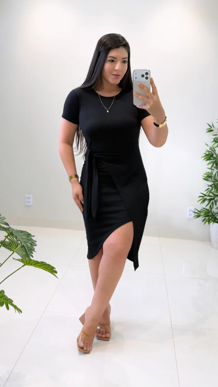 vestido alinne (preto)