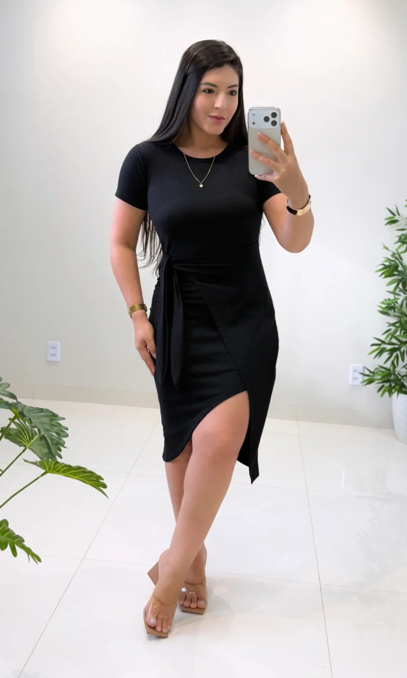 vestido alinne (preto)