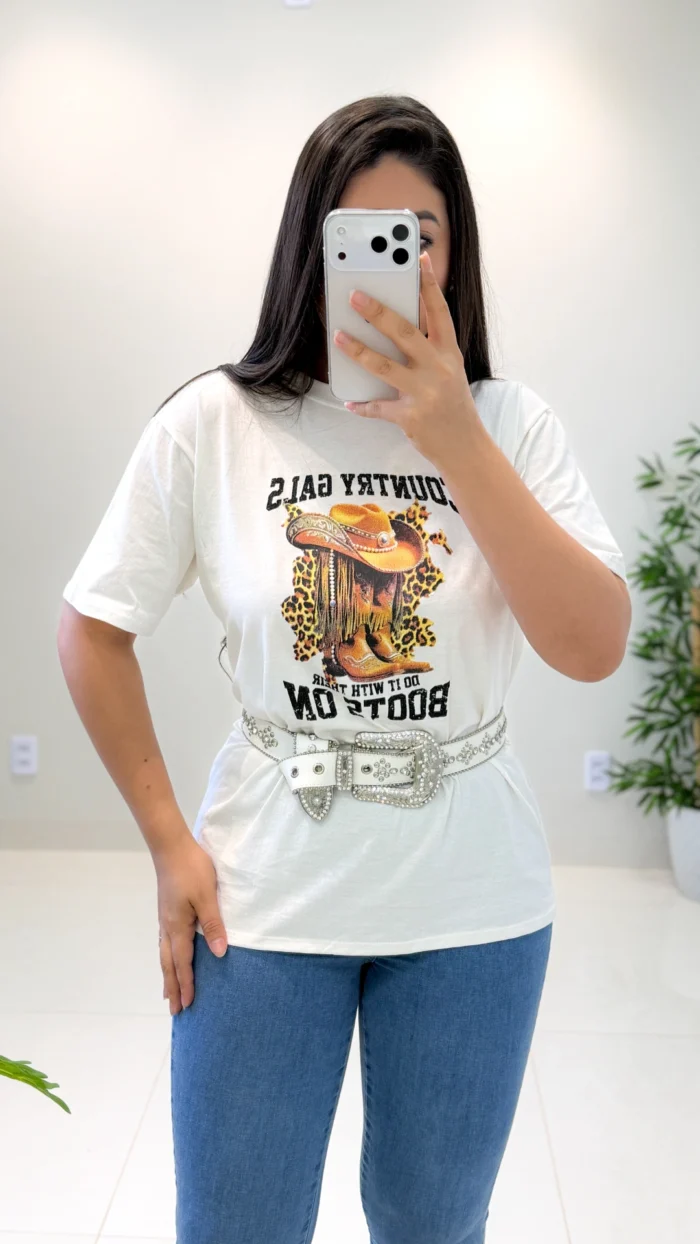 max tshirt country (preto)