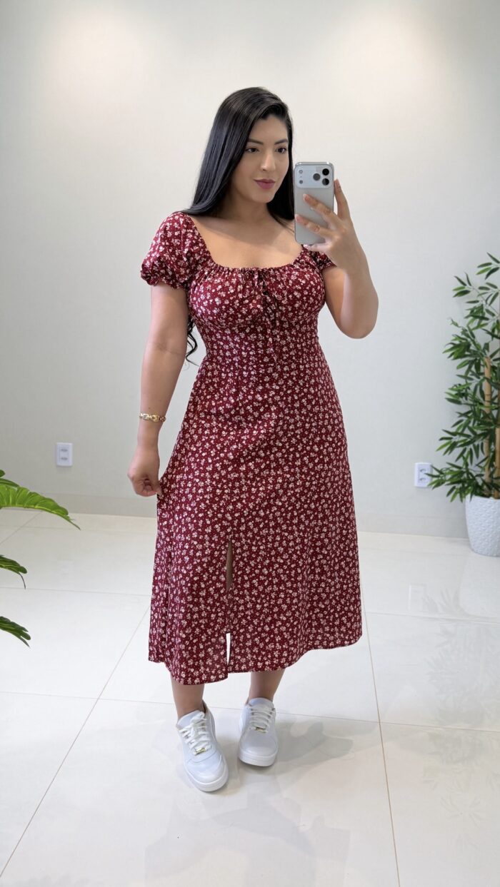vestido fatinha (marsala)