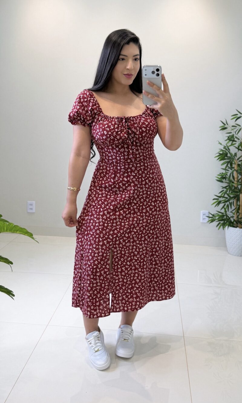 vestido fatinha (marsala)