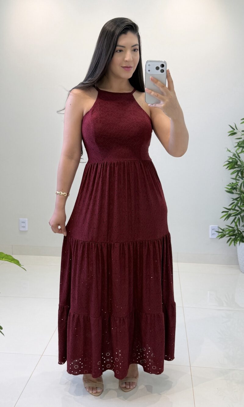 vestido lupitta (marsala)