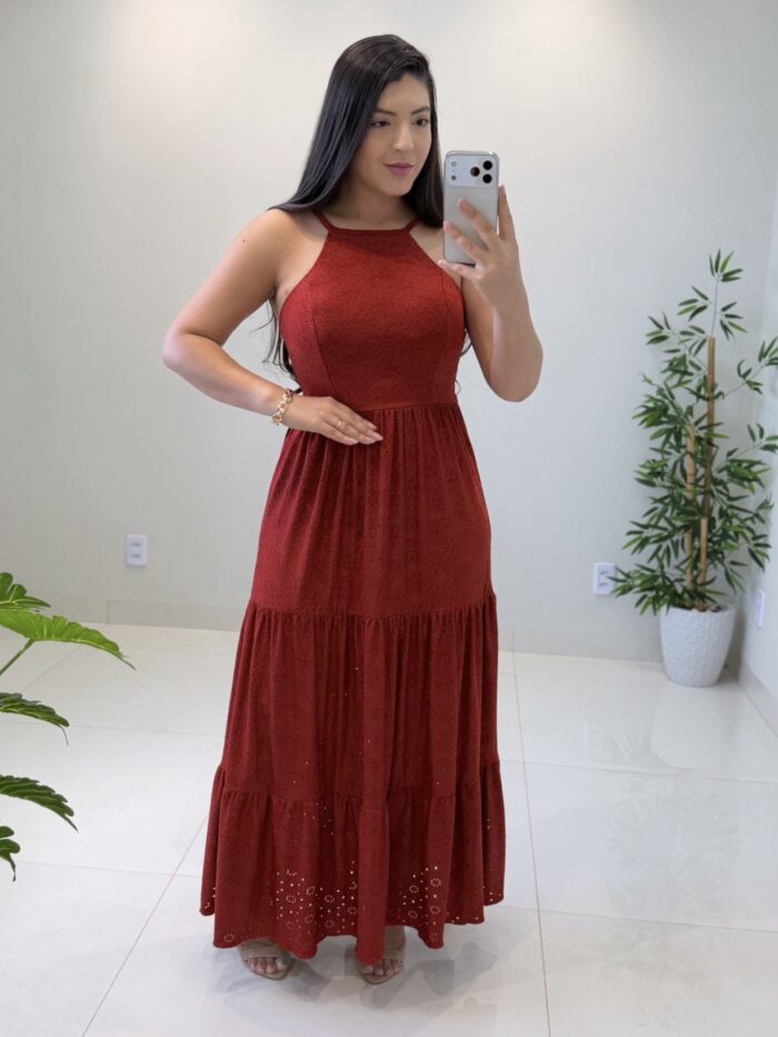vestido lupitta (marsala)