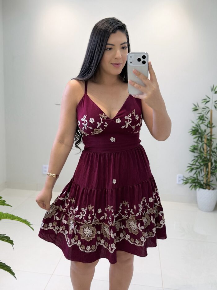 vestido raffina (marsala)