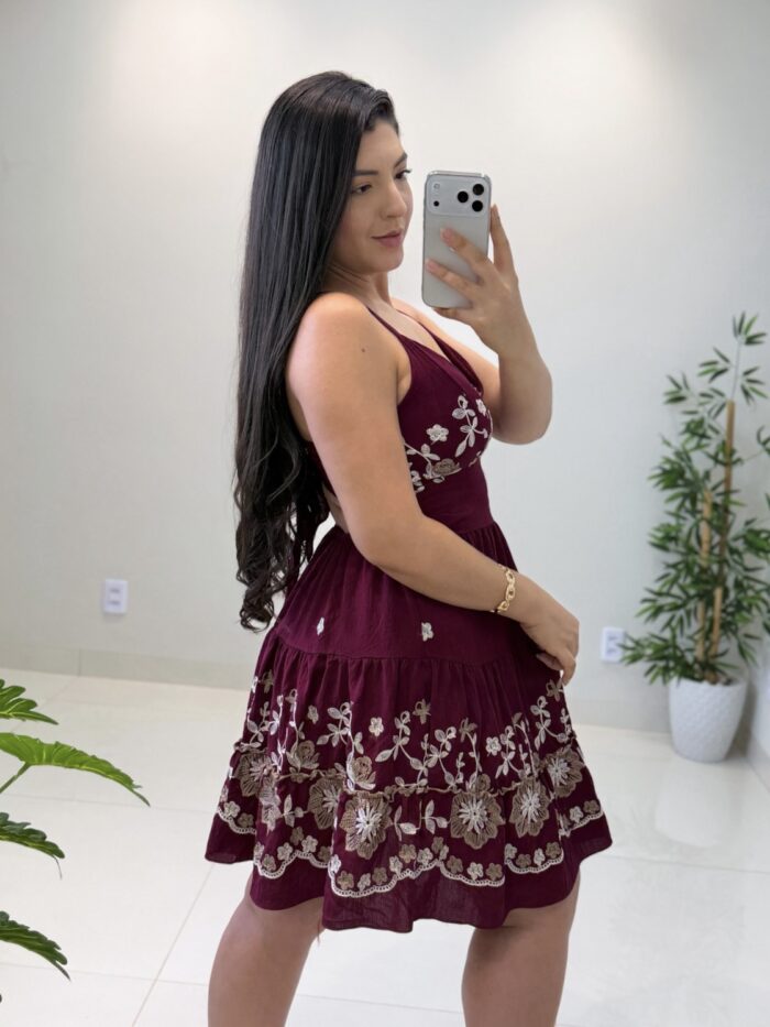 vestido raffina (marsala) vestido raffina (marsala)