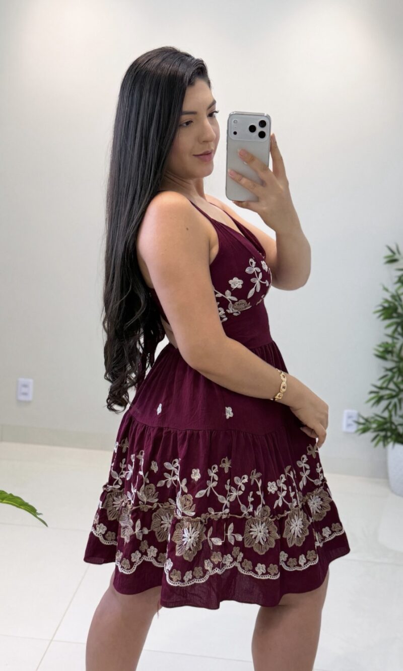 vestido raffina (marsala) vestido raffina (marsala)