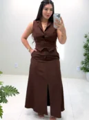 conjunto eulalia (chocolate)