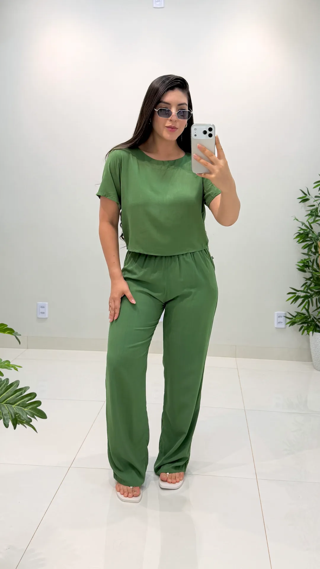 calça pantalona kali (bege) calça pantalona kali (bege)