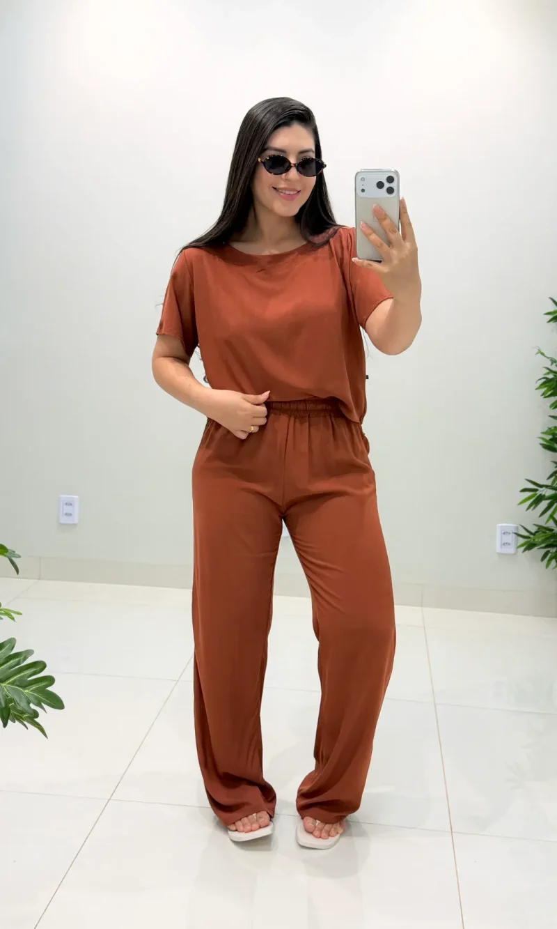 calça pantalona kali (bege)