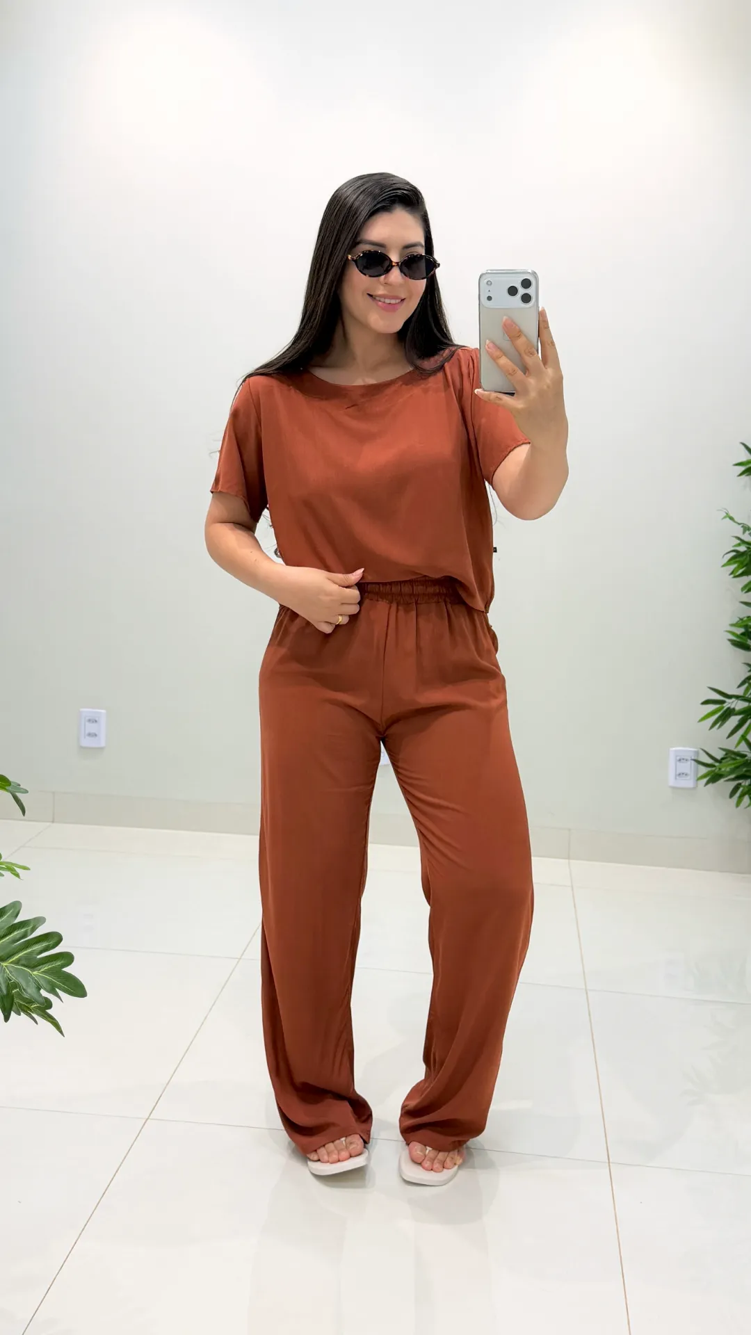 calça pantalona kali (bege) calça pantalona kali (bege)